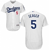 Los Angeles Dodgers #5 Corey Seager White 2016 Flexbase Collection Stitched Baseball Jersey DingZhi,baseball caps,new era cap wholesale,wholesale hats